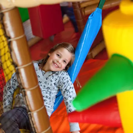 Overdekte speeltuin camping Kaps